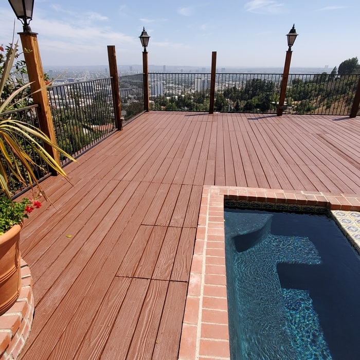 Deck restoration and repair project